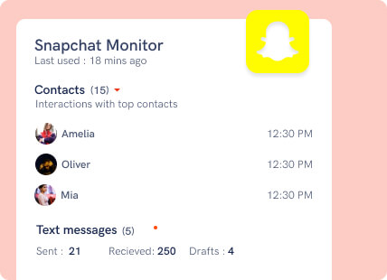 Monitor snapchat